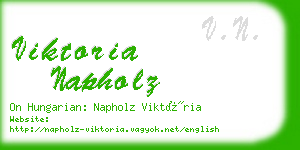 viktoria napholz business card